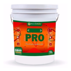 Pintura Para Cielos Rasos Antihongos Mundo Pro 18lts Blanco
