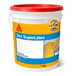 Pintura Super Latex Interior Lavable Sika 20+4lts Blanco - Imagen 2