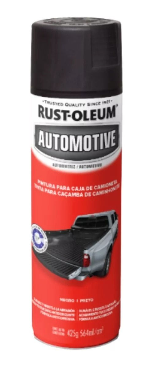 Pintura En Spray Para Caja De Camioneta Rust Oleum Negro