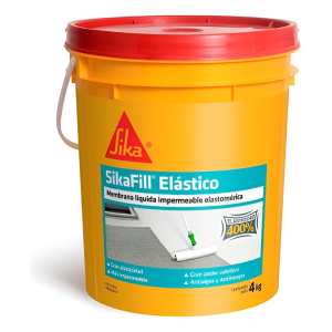 Membrana Líquida Sikafill Elástico 4 Kg Color Gris