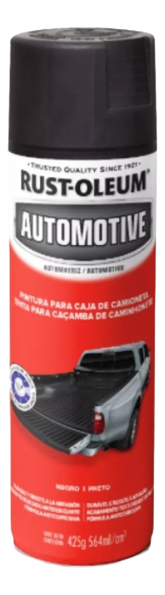 Pintura En Spray Para Caja De Camioneta Rust Oleum Negro - Imagen 3