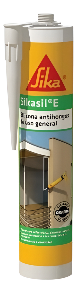 Sikasil E Silicona Antihongos 300 Ml Sika