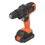 Taladro Atornillador Inalámbrico De 10mm Black+decker Mtx20k