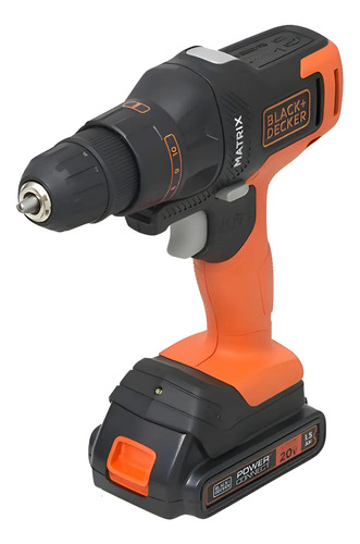 Taladro Atornillador Inalámbrico De 10mm Black+decker Mtx20k