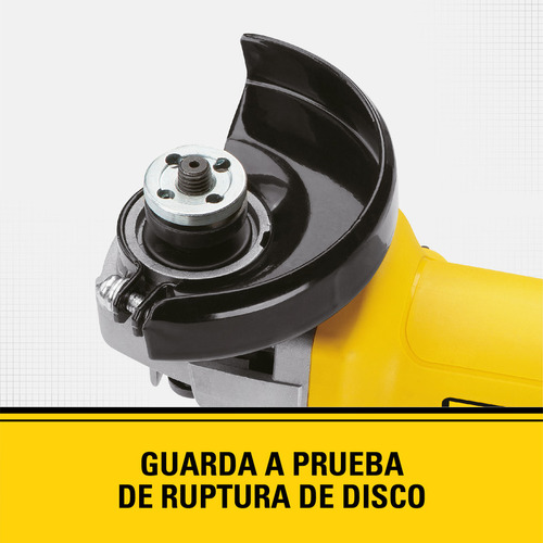 Amoladora Angular Stanley 115mm 620w 12.000rpm Color Amarill - Imagen 4