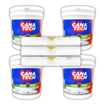 Impermeabilizante Canatech 4x20kg + Malla Velo Poliester