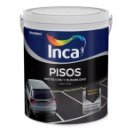 Pintura Látex Negra Mate Inca Para Pisos Interior Exterior 4l Negro
