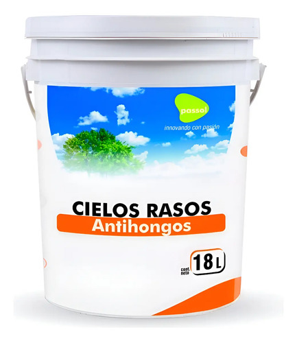 Pintura Cielos Rasos Antihongo Passol 18lts Blanco
