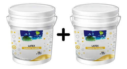 Pintura Látex Interior Lavable Antihongos Passol 18lt +18lt - Imagen 2