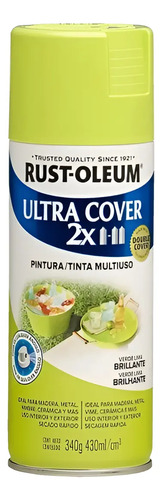 Pintura Spray Aerosol Rust-oleum Verde Lima Brillante 430ml
