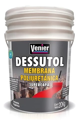 Membrana Liquida Impermeabilizante Dessutol Gris 20k