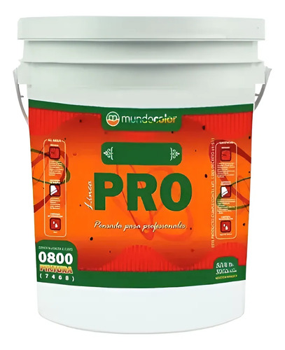 Membrana Liquida Mundo Pro Techos Y Fachadas En Colores 20k
