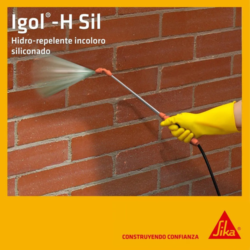 Impermeabilizante Sika Siliconado Para Ladrillos H Sil 20lt - Imagen 3
