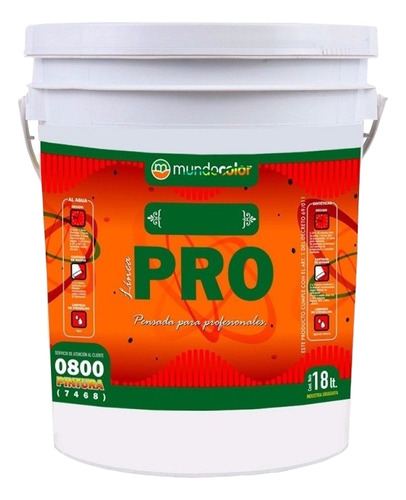 Pintura Para Cielos Rasos Antihongos Mundo Pro 18lts Blanco - Imagen 3