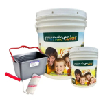 Combo Latex Exterior Premium De La Casa + Balde + Rodillo