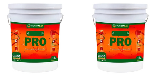 Látex Lavable Int/ext 18lts + Cielos Rasos Antihongos 18lts