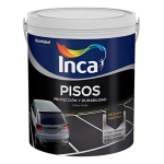 Pintura Látex Azul Mate Inca 4l Para Pisos Interior Exterior