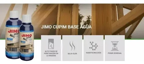 Jimo Cupim Base De Agua Insecticida Termitas Polillas 500ml - Imagen 2