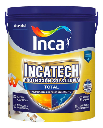 Impermeabilizante Incatech Total 20k Color Blanco