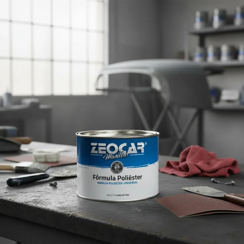 Masilla Plastica Con Catalizador Zeocar 4kg Mundo Color - Imagen 3
