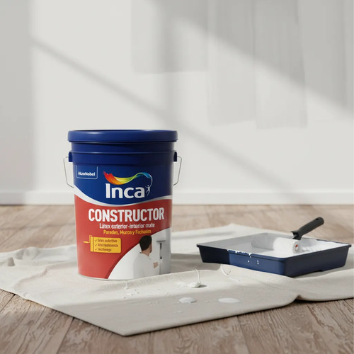 Pintura Latex Interior Exterior Constructor 4lt Inca - Imagen 2