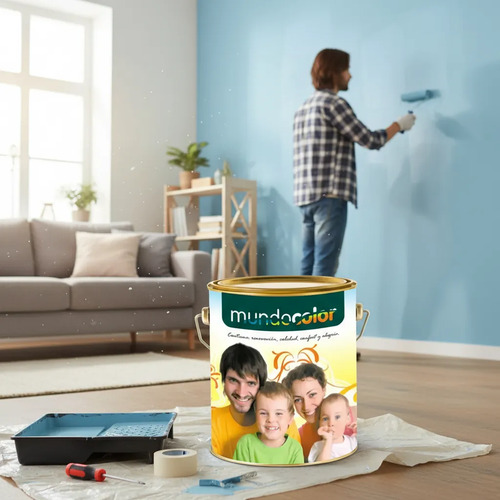 Pintura Látex Lavable Interior Ah Mundocolor 54lts - Imagen 3