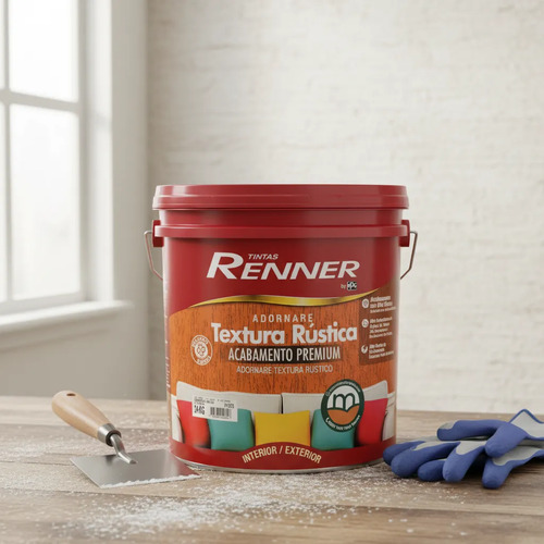 Textura Renner Adornare Rustico Blanco 14l - Imagen 2
