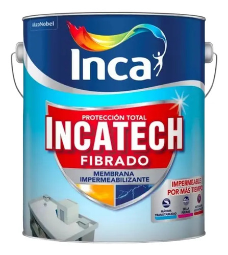 Membrana Liquida Impermeabilizante Inca Incatech Fibrado 4k - Imagen 2