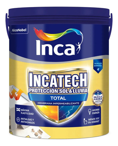 Impermeabilizante Incatech Total 4 Kgs. Inca