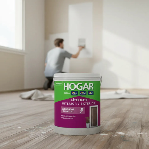 Látex Blanco Inca Hogar Interior Exterior Antihongos 3.6l - Imagen 2