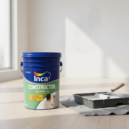 Pintura Para Pared Interior Antihongos Inca Constructor 20kg - Imagen 2