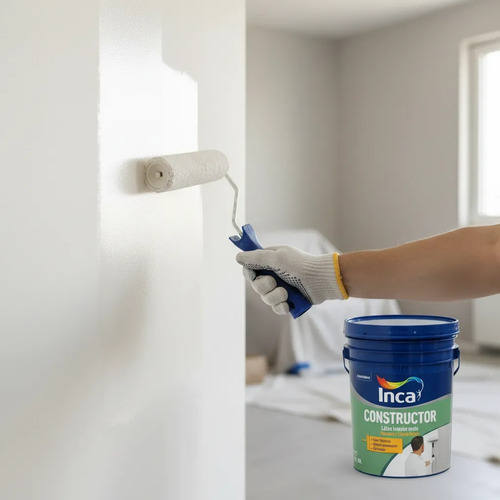 Pintura Para Pared Interior Antihongos Inca Constructor 20kg - Imagen 3