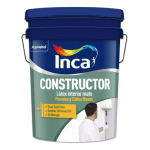 Pintura Para Interiores Blanco Constructor Inca 4 Litros.