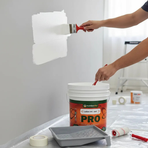 Combo Pintura Latex Int Ext Mundocolor Pro + Accesorrios - Imagen 3