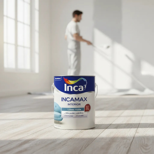 Incamax Pintura Interior Lavable Directo Sobre Yeso 20 Lt - Imagen 2